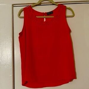Paper moon for Stitch fix sleeveless Red/ Pink Top Size Small